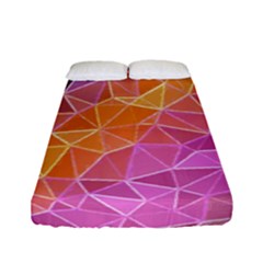 Crystalized Rainbow Fitted Sheet (full/ Double Size) by NouveauDesign