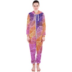 Crystalized Rainbow Hooded Jumpsuit (ladies)  by NouveauDesign