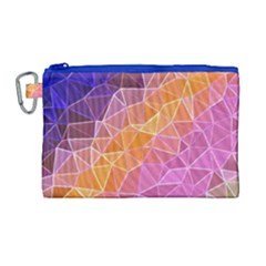 Crystalized Rainbow Canvas Cosmetic Bag (large) by NouveauDesign