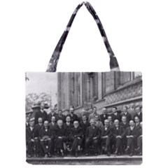 1927 Solvay Conference On Quantum Mechanics Mini Tote Bag