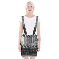 1927 Solvay Conference On Quantum Mechanics Braces Suspender Skirt by thearts