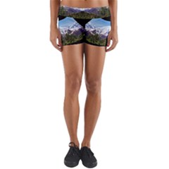 Mountaincurvemore Yoga Shorts