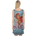 Girl on a bike Sleeveless Satin Nightdress View2