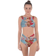 Girl On A Bike Bandaged Up Bikini Set  by chipolinka