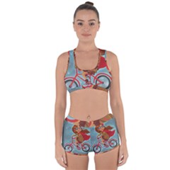 Girl On A Bike Racerback Boyleg Bikini Set