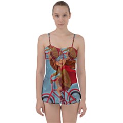 Girl On A Bike Babydoll Tankini Set