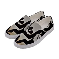 With Love Women s Canvas Slip Ons by MRTACPANS