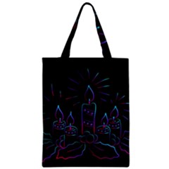 Advent Wreath Candles Advent Zipper Classic Tote Bag by Nexatart