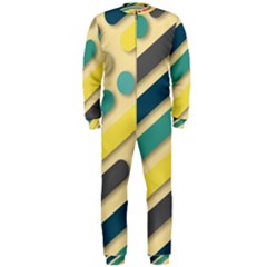 Background Vintage Desktop Color OnePiece Jumpsuit (Men) 