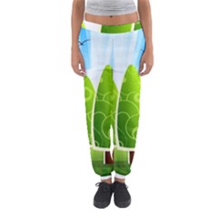 Landscape Nature Background Women s Jogger Sweatpants