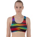 Colorful Background Back Weave Sports Bra View1