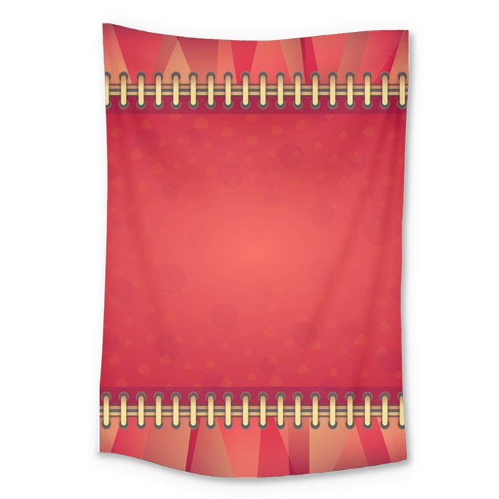 Background Red Abstract Large Tapestry