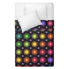 Background Colorful Geometric Duvet Cover Double Side (single Size) by Nexatart