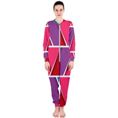 Abstract Background Colorful OnePiece Jumpsuit (Ladies) 