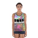 Piano Keys Music Colorful 3d Sport Tank Top  View1