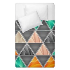 Abstract Geometric Triangle Shape Duvet Cover Double Side (single Size) by Nexatart