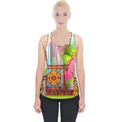 Zen Garden Japanese Nature Garden Piece Up Tank Top