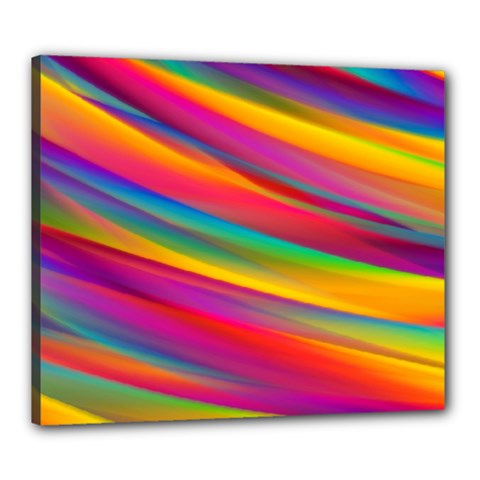 Colorful Background Canvas 24  X 20 