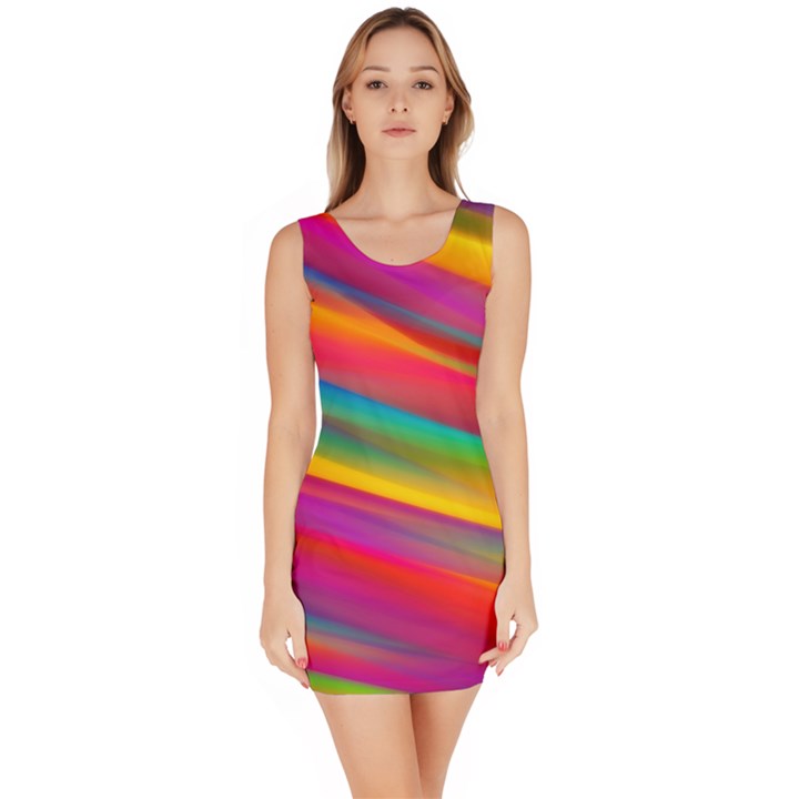 Colorful Background Bodycon Dress