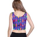 Colorful Background Stones Jewels Crop Top View3