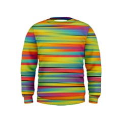 Colorful Background Kids  Sweatshirt by Nexatart