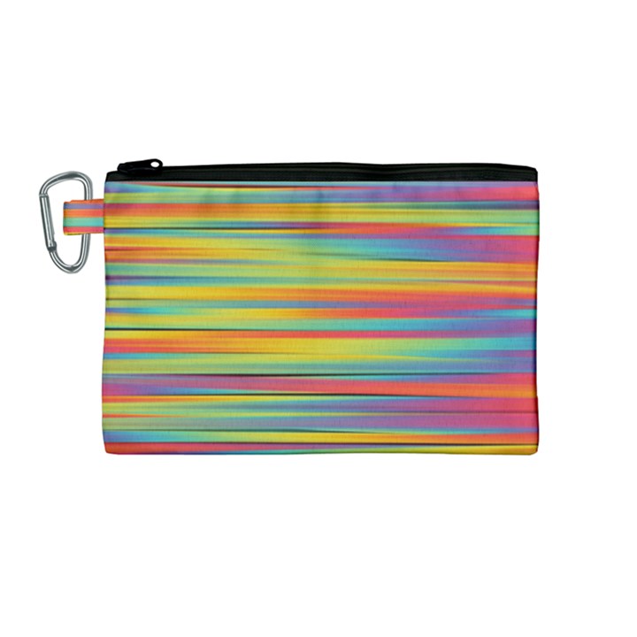 Colorful Background Canvas Cosmetic Bag (Medium)