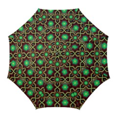 Pattern Background Bright Brown Golf Umbrellas