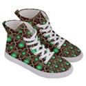 Pattern Background Bright Brown Men s Hi-Top Skate Sneakers View3