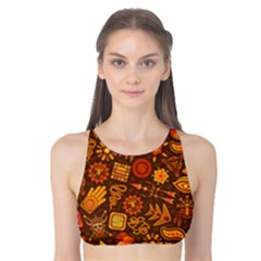 Pattern Background Ethnic Tribal Tank Bikini Top by Nexatart