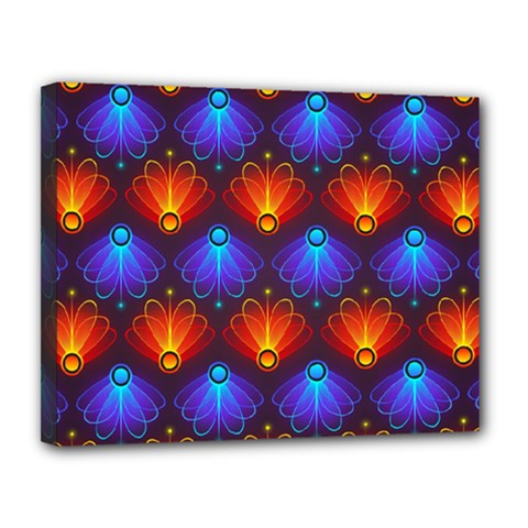 Background Colorful Abstract Canvas 14  X 11  by Nexatart