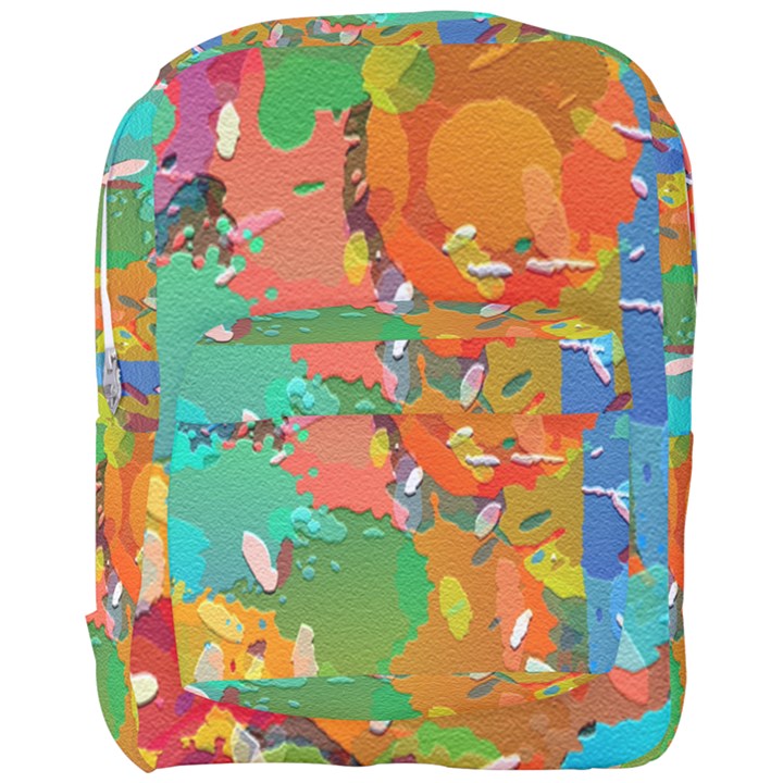 Background Colorful Abstract Full Print Backpack