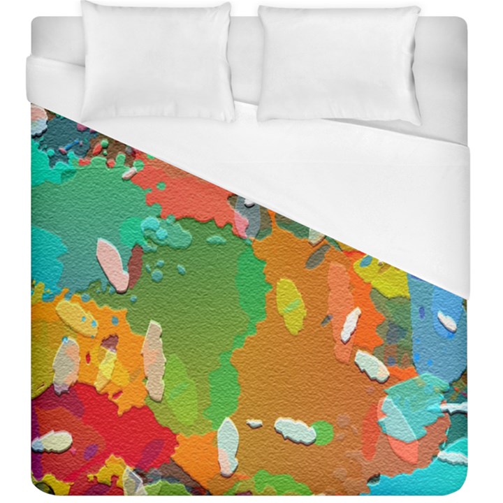 Background Colorful Abstract Duvet Cover (King Size)