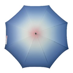 Red And Blue Golf Umbrellas