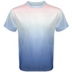 Red And Blue Men s Cotton Tee