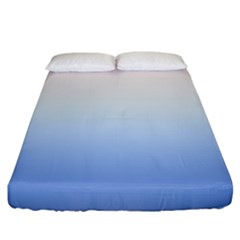 Red And Blue Fitted Sheet (King Size)