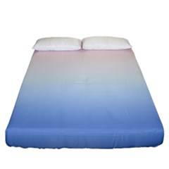 Red And Blue Fitted Sheet (California King Size)