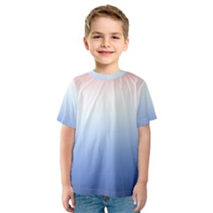 Red And Blue Kids  Sport Mesh Tee