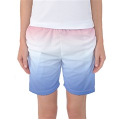 Red And Blue Women s Basketball Shorts