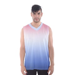 Red And Blue Men s Basketball Tank Top