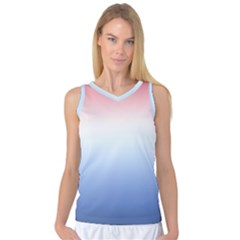 Red And Blue Women s Basketball Tank Top