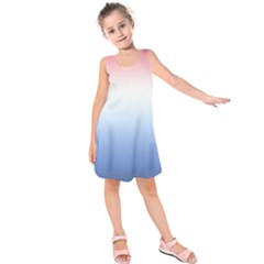 Red And Blue Kids  Sleeveless Dress