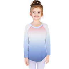 Red And Blue Kids  Long Sleeve Tee