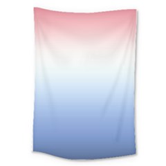 Red And Blue Large Tapestry