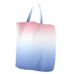 Red And Blue Giant Grocery Zipper Tote