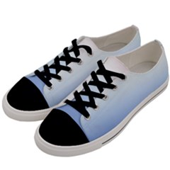 Red And Blue Men s Low Top Canvas Sneakers