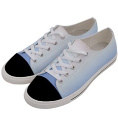 Red And Blue Women s Low Top Canvas Sneakers