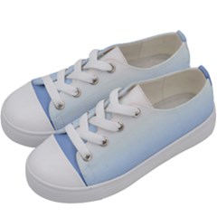 Red And Blue Kids  Low Top Canvas Sneakers