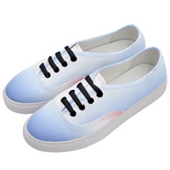 Red And Blue Women s Classic Low Top Sneakers