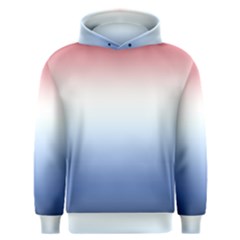 Red And Blue Men s Overhead Hoodie