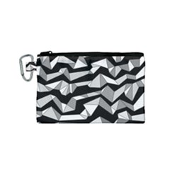 Polynoise Lowpoly Canvas Cosmetic Bag (small) by jumpercat